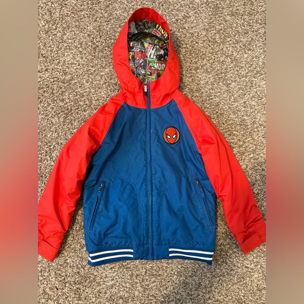 Burton Boys Marvel Spider-Man Dry Ride Isolated Insulated Ski Jacket Size Kids S